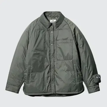 유니클로 퍼프 테크 셔츠 자켓
