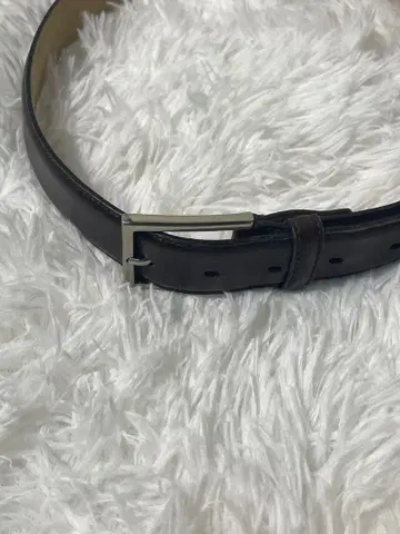 42ND ROYAL HIGHLAND 천연 가죽 가죽 벨트 다크 브라운