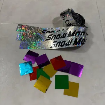 SnowMan LIVE TOUR 2025-2026 은색 테이프