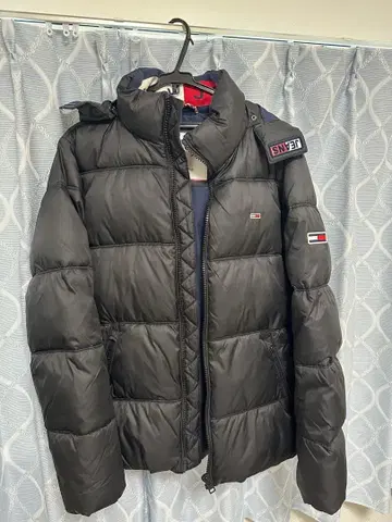 타미힐피거 후드 부착 다운 자켓 S 사이즈
