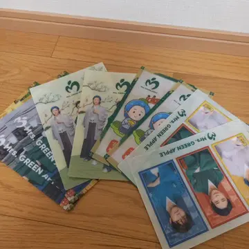 미세스 그린애플 비주얼 시트 4종 x 2 세트