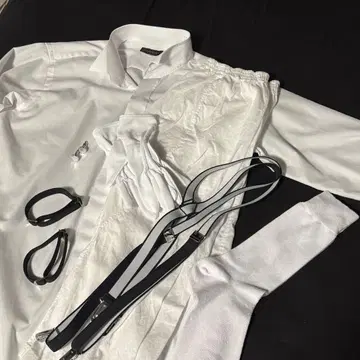 신랑 턱시도 셔츠 잡화 세트