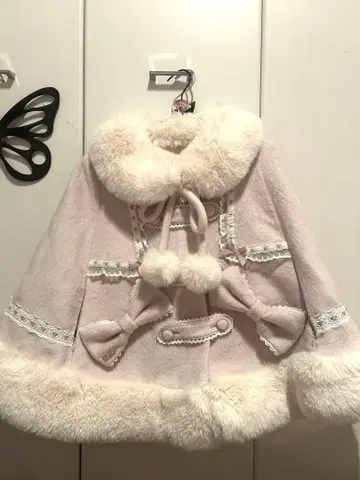 샤기 트윈 리본 판초 리즈리사 LIZLISA