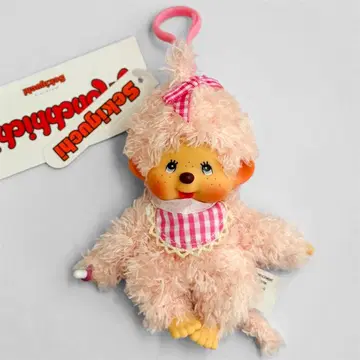 몽치치 키링 SS 복슬복슬 핑크 베이지 (여아)