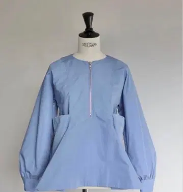 지프소피아 gypsohila 지퍼 블라우스 블루