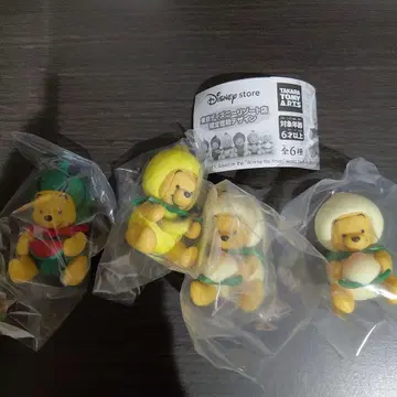 Disney 푸우 캡슐 토이 4개