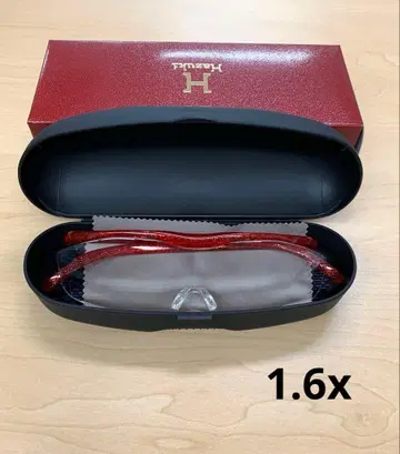 미사용 새상품 하즈키 루페 라지 1.6x 루비