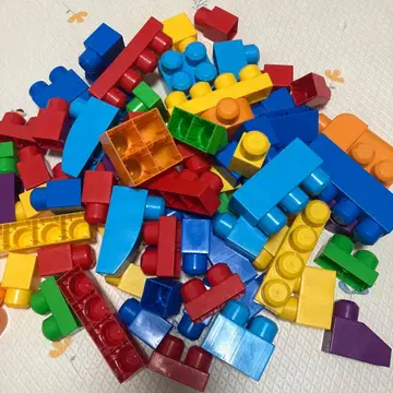 블록 MEGA BLOKS BIG 빌딩 백 80개입