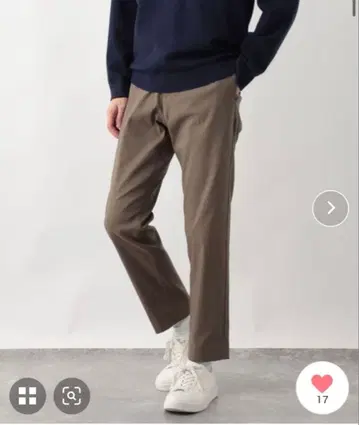 GLOBAL WORK 스고라쿠 스트레치 슬림 팬츠 + WARM