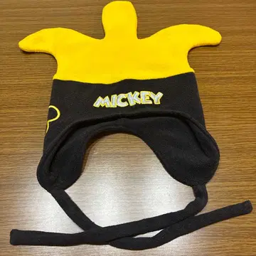 미키 귀 달린 플리스 모자 키즈용