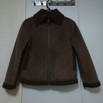 Ships 브라운 무스탕 코트 S 사이즈