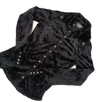 Ozz On 오즈온 hikozoh 벨벳 긴팔 셔츠 블랙