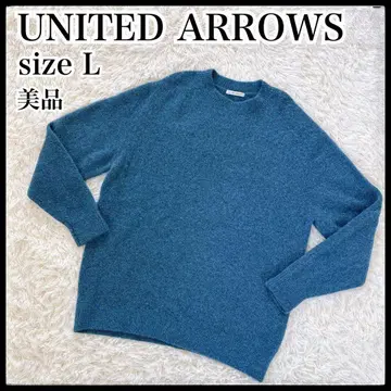 유나이티드 애로우즈 니트 스웨터 남성용 L 울 알파카 새상품급