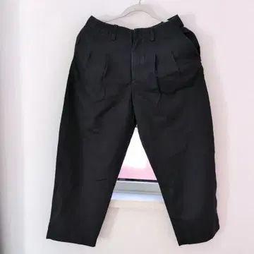 ADIEU TRISTESSE 아듀 트리스트 테이퍼드 팬츠 블랙 36