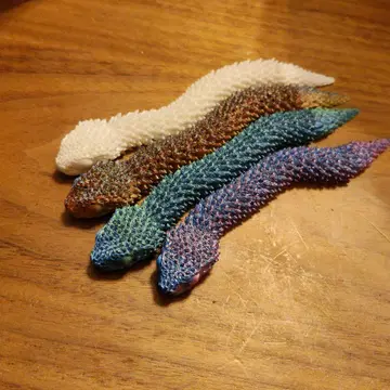 뱀 도마뱀 완구 3D 프린터