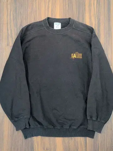 초레어 00s 영화 SAW3 소우 자수 맨투맨 블랙