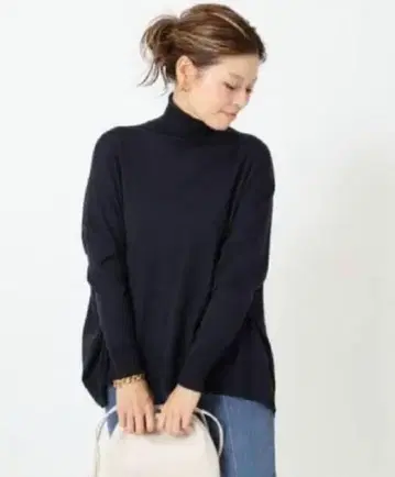 [새상품급] 인기 DeuxiemeClasse 터틀 니트 스웨터 얇은 소재