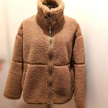 ZARA 보아 자켓 브라운