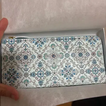 아사쿠사 문고 천연 가죽 장지갑 미사용 새상품