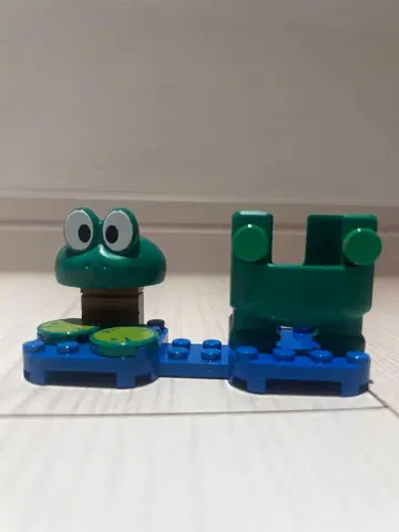 레고 개구리 마리오 슈퍼 마리오 파워업 옷 갈아입기 LEGO