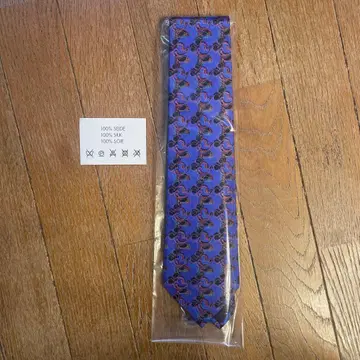 미키마우스 패턴 100% 실크 넥타이