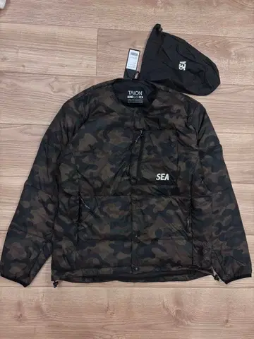 윈드앤씨 타이온 콜라보 다운 자켓 M 완판템