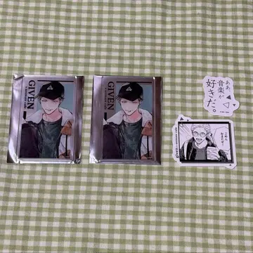 기븐 애니메이트 카페 아크릴 카드 스티커 아키히코