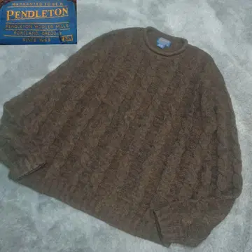 PENDLETON 펜들턴 90s 케이블 짜임 니트 스웨터