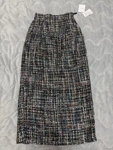 멀티 컬러 트위드 타이트 스커트 M 사이즈