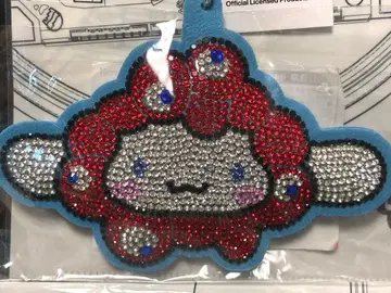 시나모롤 맥맥 가죽 반짝이 키링 시나모롤 맥맥