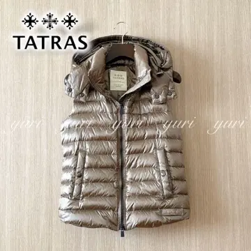[ 1094 ] 타트라스 후드 부착 다운 베스트 베이지 01 S