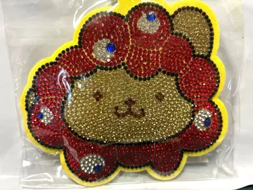 폼폼푸딩 맥맥 가죽 반짝이 키링 폼폼푸딩 맥맥