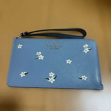 kate spade 꽃 자수 카드 케이스