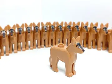 레고 28마리 개 셰퍼드 경찰견 미니 피규어 묶음 판매