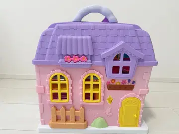 핑크와 보라색 인형의 집 중고품
