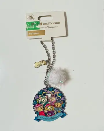 택 포함 새상품 홍콩 디즈니랜드 더피 프렌즈 백참