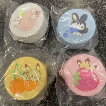 포켓몬스터 피스 실리콘 파우치 피츄 피카츄 에몽가 찌리리공 가챠