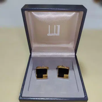 dunhill 스퀘어 커프스 블랙/골드