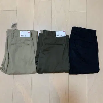 [ 3세트 ] UNIQLO 와이드핏 치노 외