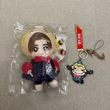 야마다 료스케 봉제 인형 쿠루스케 캐릭터 키링