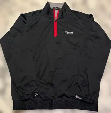 Titleist 하프 지퍼 우비 블랙 S