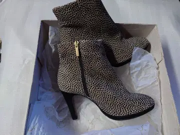 marian 앵클 부츠 표범 무늬