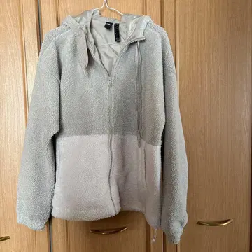 adidas 플리스 자켓 M 그레이