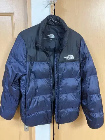 THE NORTH FACE 네이비 다운 자켓 남성용 L