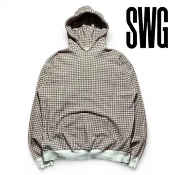 SWAGGER 체크 무늬 후디 SWAGGER