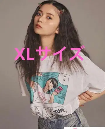 새상품 사이토 아스카 착용 써니데이 서비스 좋아요 T셔츠 XL 사이즈