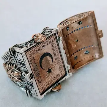 남성용 핸드메이드 반지 (보물 상자) 925silver