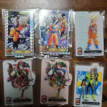 드래곤볼 아크릴 스탠드 6개 세트