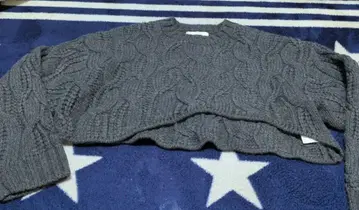 CHIGNON 그레이 크롭 니트 스웨터