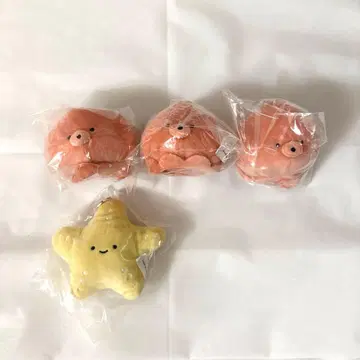 닛코리노 바다의 동료들 봉제 인형 문어 불가사리